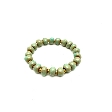 *rare* Seafoam Ceramic Bracelet