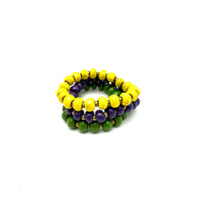 Load image into Gallery viewer, Mardi Gras Bracelet Stack