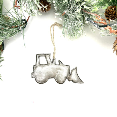 Tractor with Scoop Ornament