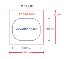 Load image into Gallery viewer, Tune In Customizable TV Brooch by Lipstick &amp; Chrome