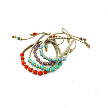Load image into Gallery viewer, Jameson Macrame Bracelet- Light Blue