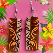 Load image into Gallery viewer, Tiki Totem Earrings by Miss Fluff x Lipstick &amp; Chrome