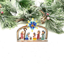 Load image into Gallery viewer, Painted Dome Mini Standing Nativity