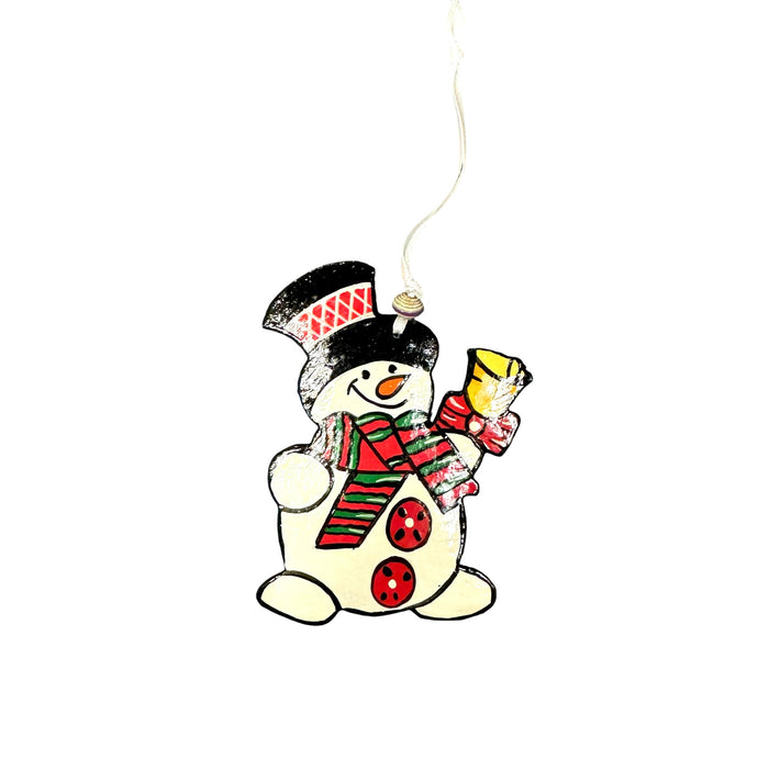 Snowman with Bell Ornament
