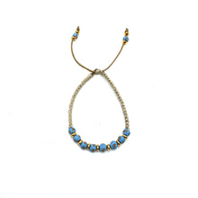 Load image into Gallery viewer, Jameson Macrame Bracelet- Light Blue