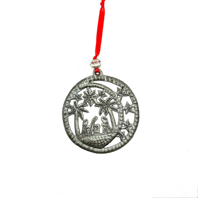 Starry Skies Nativity Ornament