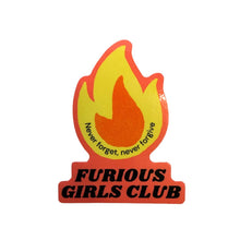 Load image into Gallery viewer, Furious Girls Club Sticker  | Vinyl Die Cut Decal