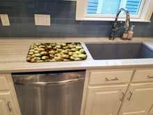Load image into Gallery viewer, Onions by Gary Kwiatek Dish Drying Mat – Absorbent, Artistic Kitchen Essentials
