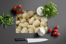 Load image into Gallery viewer, Potatoes by Gary Kwiatek Glass Cutting Boards – Durable, Decorative Kitchen Art Large