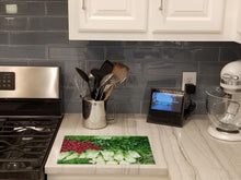 Load image into Gallery viewer, Salad by Gary Kwiatek Glass Cutting Boards – Durable, Decorative Kitchen Art Large