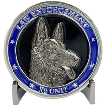 Load image into Gallery viewer, EL4-004 K9 Correctional Officer CO Corrections Police Narcotics Tracking Explosives Thin Gray Line jail prison
