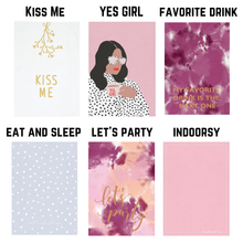 Load image into Gallery viewer, Yes, Girl Large Pink Tea Towel | Extra Large 20&quot; W x 27.5&quot; L | In a Gift Box! | Gift for Her