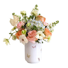 Load image into Gallery viewer, Gilded Butterflies Large Vase