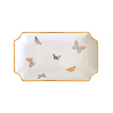 Load image into Gallery viewer, Gilded Butterflies Trays with 22K Gold Accent