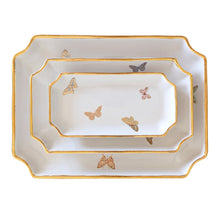 Load image into Gallery viewer, Gilded Butterflies Trays with 22K Gold Accent
