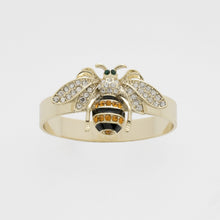 Load image into Gallery viewer, Skinny stripey bee napkin rings, set of four