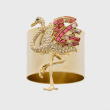 Load image into Gallery viewer, Flamingo napkin rings, set of two