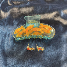 Load image into Gallery viewer, Goldfish Hair Claw and Earrings Gift Set | Gifts for Her | Gift Box
