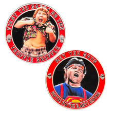 Load image into Gallery viewer, BL18-003 Goonies Chunk Sloth Truffle Shuffle Hey You Guys Challenge Coin