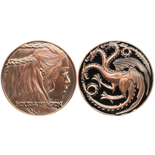 Load image into Gallery viewer, BL4-012 GoT challenge coin Game of Thrones Daenerys Targaryen Fire and Blood
