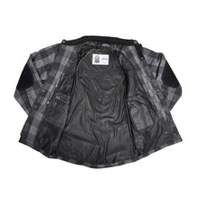 Load image into Gallery viewer, Grindstone Grey Men’s Flannel Shirt