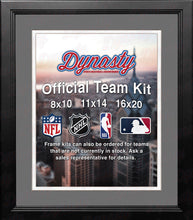 Load image into Gallery viewer, NBA Basketball Photo Picture Frame Kit - San Antonio Spurs (Gray Matting, White Trim)