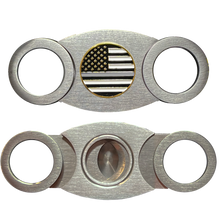 Load image into Gallery viewer, CTR-BX-01 THIN GRAY LINE Cigar Cutter CO Corrections Correctional Officer Prison Guard Jail