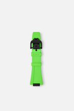 Load image into Gallery viewer, FKM Rubber Strap: Neon Green/Black