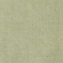 Load image into Gallery viewer, Chevron Wool Throw Pillow With Leather Trim