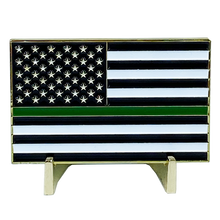 Load image into Gallery viewer, DL7-02 Home is Where the Border Patrol Sends Us Thin Green Line CBP Challenge Coin