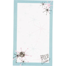 Load image into Gallery viewer, Guilty As Charged Pink and Mint Enamel Pin on Gift Card