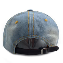 Load image into Gallery viewer, Desire Light Denim Hat with Rhinestones