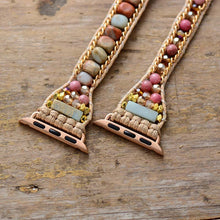 Load image into Gallery viewer, Rhodonite &amp; Jasper Style &amp; Relaxation Apple Watch Band