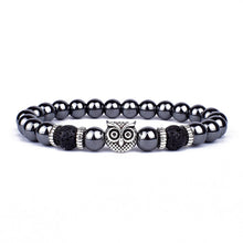 Load image into Gallery viewer, Stability &amp; Protection Lava Hematite Bracelet