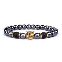Load image into Gallery viewer, Stability &amp; Protection Lava Hematite Bracelet