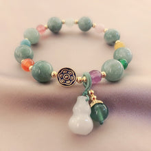 Load image into Gallery viewer, Natural Jade Health &amp; Abundance Bracelet