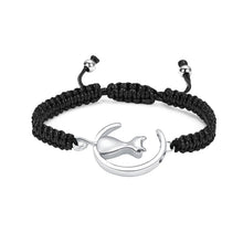 Load image into Gallery viewer, Cat &amp; Moon Adjustable Urn Bracelet