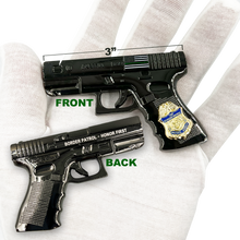 Load image into Gallery viewer, BL1-04A Border Patrol Agent CBP BPA gl0ck Thin Green Line Challenge Coin Police Honor First