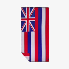 Load image into Gallery viewer, Hawai‘i Flag Performance Quick-Dry Travel Towel