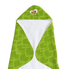 Load image into Gallery viewer, Green Monster Soft and Absorbent Hooded Baby Towel