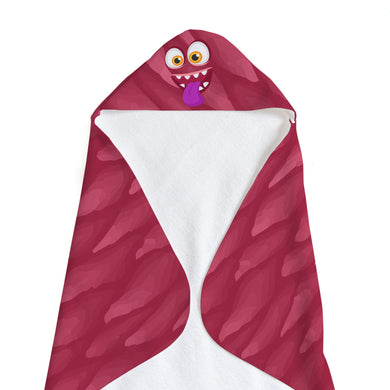 Red Monster Soft and Absorbent Hooded Baby Towel