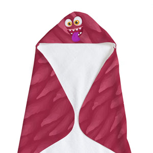 Red Monster Soft and Absorbent Hooded Baby Towel