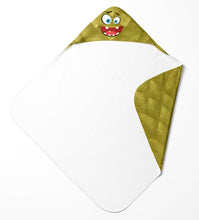 Load image into Gallery viewer, Yellow Monster Soft and Absorbent Hooded Baby Towel