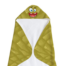 Load image into Gallery viewer, Yellow Monster Soft and Absorbent Hooded Baby Towel