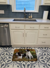 Load image into Gallery viewer, Two Springer Spaniels in the grasses Machine Washable Memory Foam Mat HMHE0002RUG