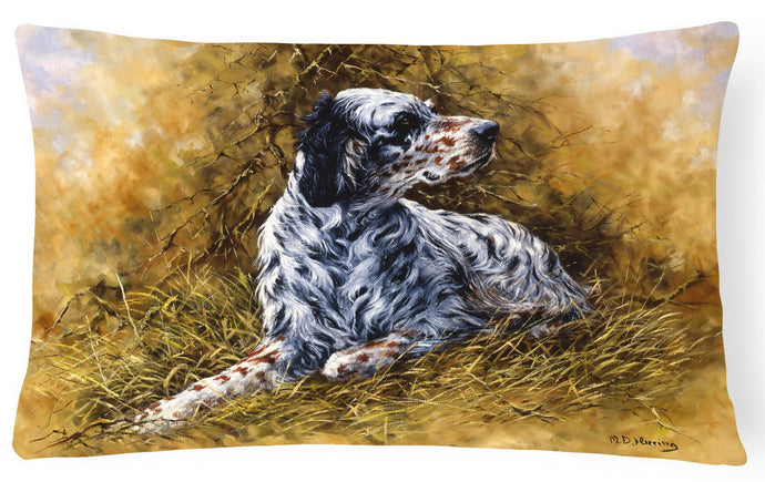 English Setter by Michael Herring Fabric Decorative Pillow HMHE0007PW1216