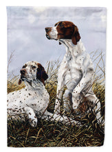 Load image into Gallery viewer, English Pointer by Michael Herring Flag Canvas House Size HMHE0011CHF