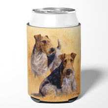Load image into Gallery viewer, Fox Terriers by Michael Herring Can or Bottle Hugger HMHE0180CC