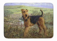 Load image into Gallery viewer, Airedale Terrier The Kings Country Machine Washable Memory Foam Mat HMHE0245RUG