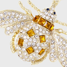 Load image into Gallery viewer, Classic bee hanging ornament, amber